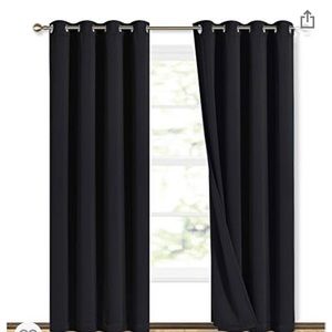 84” blackout curtain